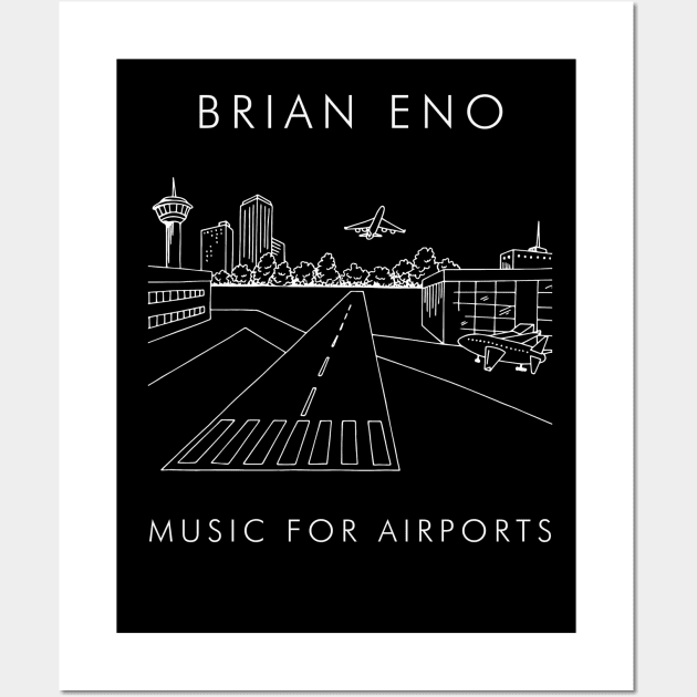 Brian Eno Tribute Shirt Wall Art by lilmousepunk